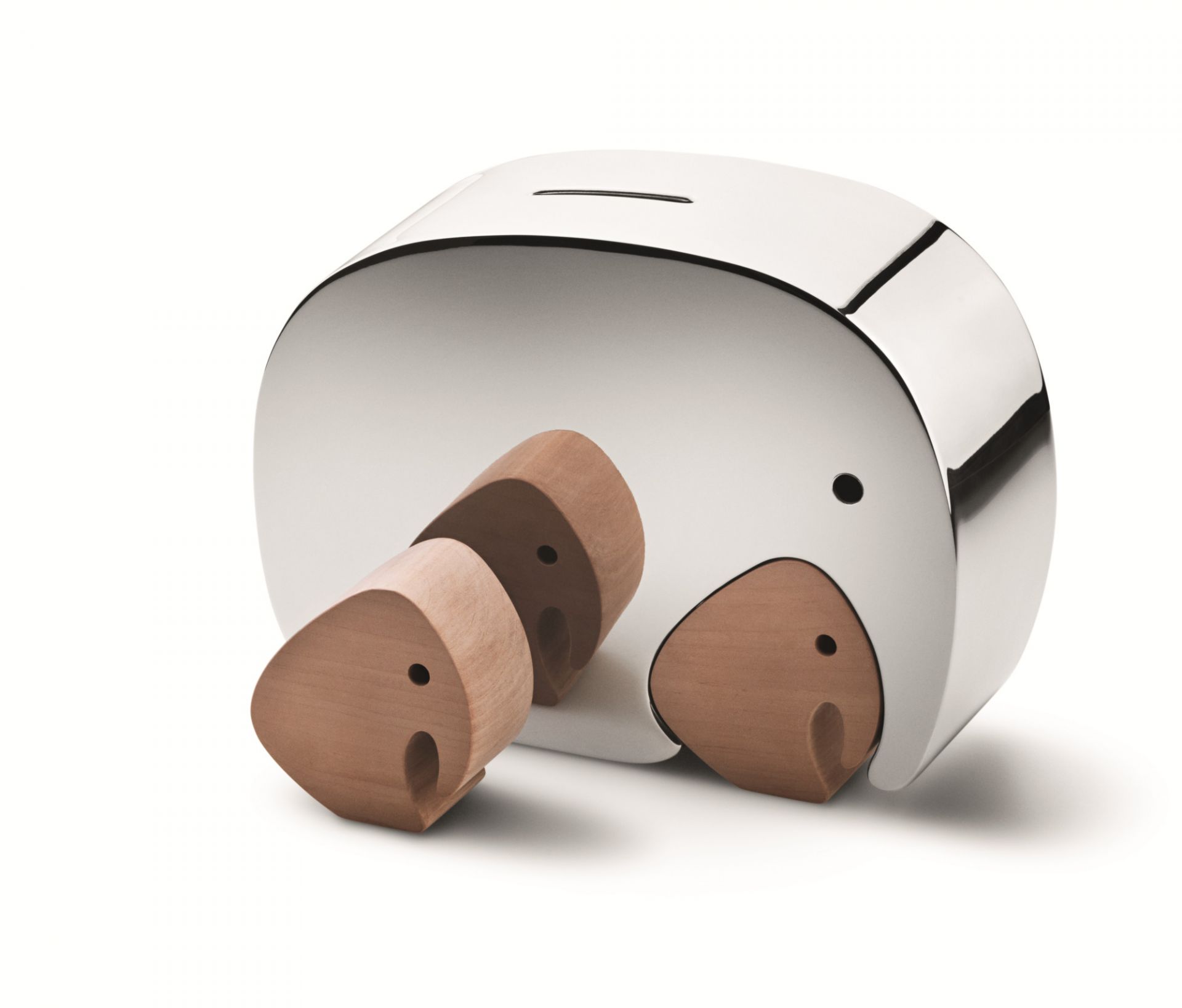 Moneyphant with twins piggy bank Georg Jensen SINGLE PIECES